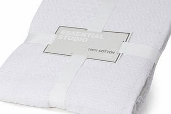 Bhs White Essentials Throw, white 1865610306