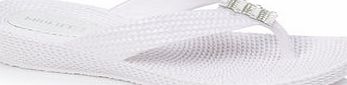 Bhs White Millie Glass Trim Sandal, white 2846880306