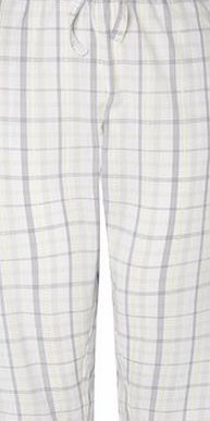 Bhs White Multi Ladies Check Crop, white/multi