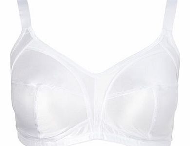 White/Nude 2 pack Total Support Non-Wired Bra,