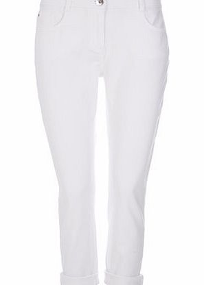 Bhs White Roll Up Jeans, white 12026720306