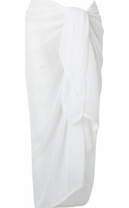 Bhs White Sarong, white 209950306