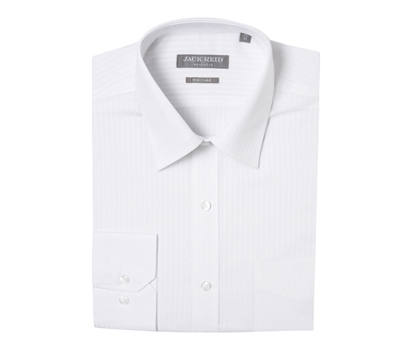 bhs White satin stripe formal shirt