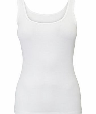 Bhs White Scoop Vest, white 2422580306