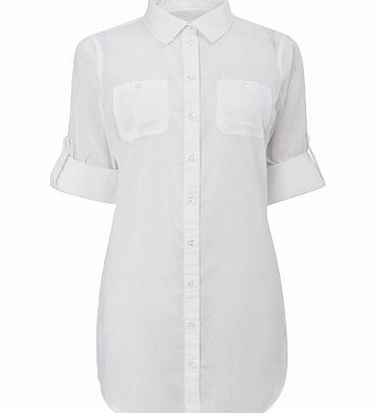 Bhs White Shirt Cover Up, white 209870306