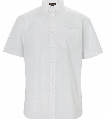 Bhs White Short Sleeve Shirt, White BR66S01XWHT