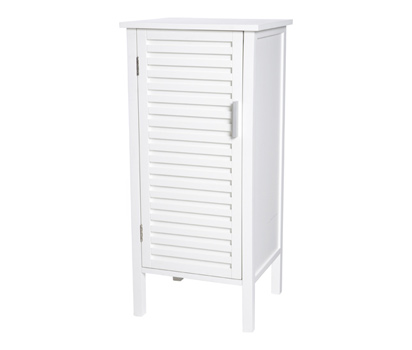 bhs White single door bathroom cupboard
