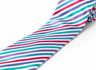 Bhs White Stripe Tie, White BR66D02EWHT