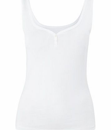 Bhs White Sweetheart Vest, white 2422570306