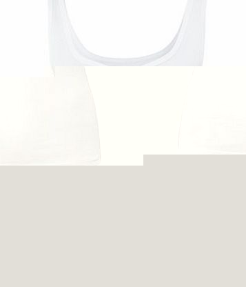 Bhs White Sweetheart Vest, white 2424030306