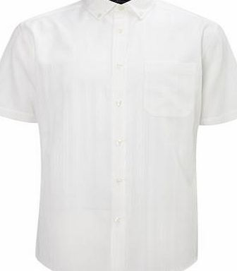 Bhs White Textured Shirt, White BR51S02GWHT