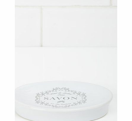 Bhs White Vintage Soap Dish, white 1944350306