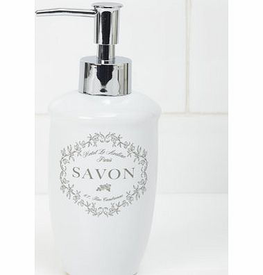 Bhs White Vintage Soap Dispenser, white 1944370306