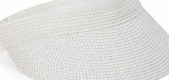 Bhs White Visor, white 6610650306