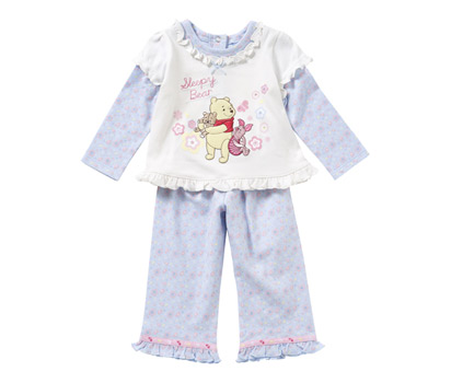 bhs Winnieandreg; sleepy bear pyjama