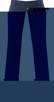 Bhs Winter Navy Flat Front Chinos, Blue BR58A01FBLU
