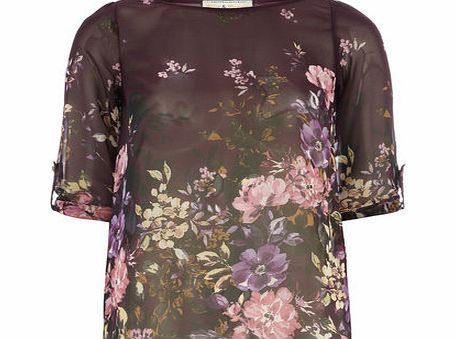 Bhs Womens Billie and Blossom Berry Floral Sleeved