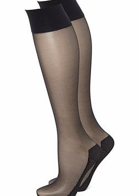 Bhs Womens Black 3 Pack of 15 Denier Cushion Sole