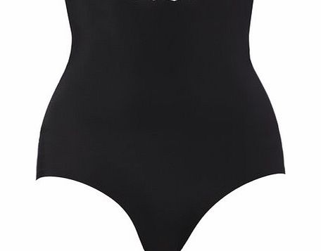 Bhs Womens Black Bonded Belly Buster Shaping Brief,