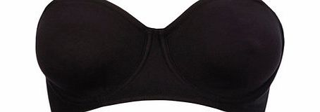 Bhs Womens Black Cotton Mix Multiway Bra, black