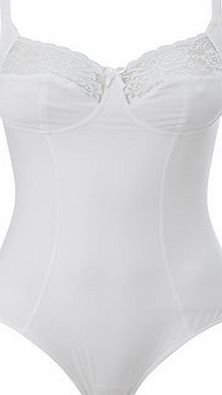 Bhs Womens Black Cotton Non Wired Shaping Body,