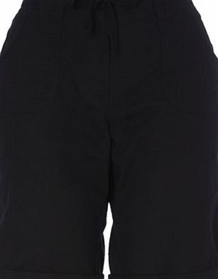 Bhs Womens Black Cotton Shorts, black 2207708513