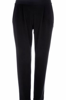 Bhs Womens Black Ity Tapered Trousers, black
