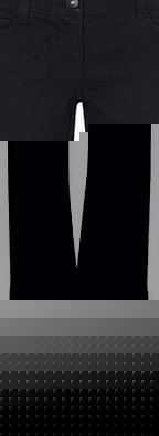 Bhs Womens Black Petite Straight Leg Jean, black