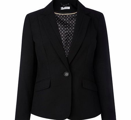 Womens Black Petite Suit Jacket, black 411128513