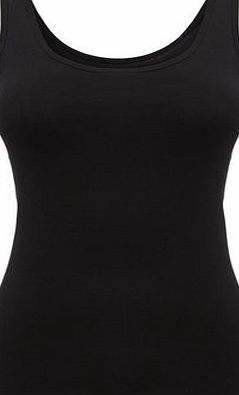 Bhs Womens Black Scoop Neck Vest, black 2424018513