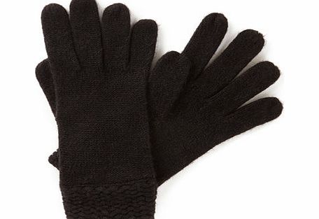 Bhs Womens Black Supersoft Gloves, black 6605508513