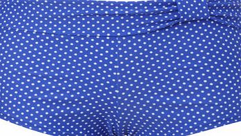 Bhs Womens Blue And White Great Value Spot Print