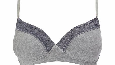 Bhs Womens BodyBliss Charcoal Marl Softie Non-Wired