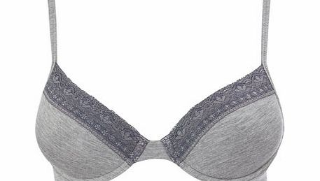 Bhs Womens Bodybliss Charcoal Marl Softie T-Shirt