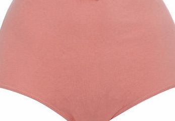 Bhs Womens Bright Pink Cotton Full Brief, bright