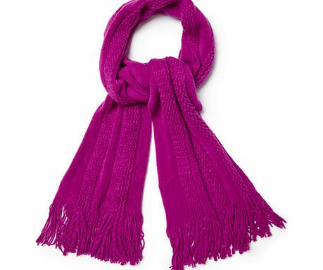 Bhs Womens Bright Purple Supersoft Scarf, bright