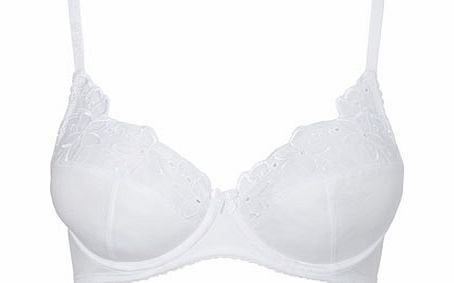 Bhs Womens Cream Bobybliss Embroidery Bra, cream