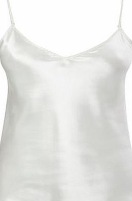 Bhs Womens Cream Satin Reversible Camisole, cream