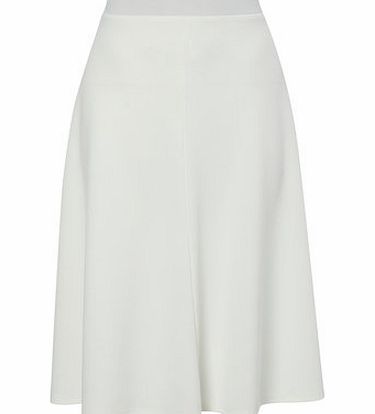 Bhs Womens Crepe Skirt, white 8615950306