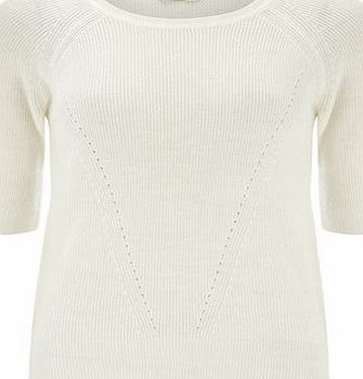 Bhs Womens Dorothy Perkins Ivory Cute Fit Knit