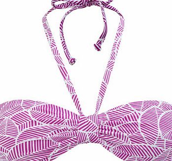 Bhs Womens Great Value Leaf Print Bandeau Bikini