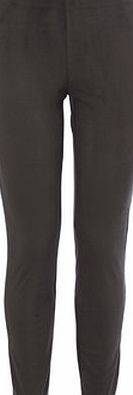 Bhs Womens Grey Suede Front Legging, grey 2207600870