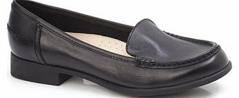 Womens Hush Puppies Black Blondell Loafer Shoes,