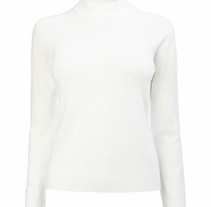 Bhs Womens Ivory Petite Turtle Neck Jumper, ivory