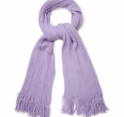 Womens Ladies Lilac Supersoft Scarf, lilac