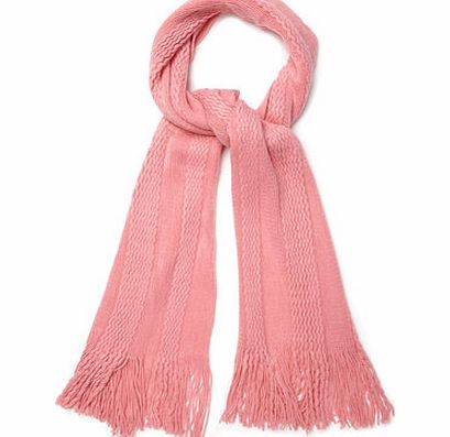 Bhs Womens Ladies Pink Supersoft Scarf, pink