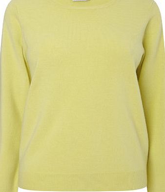 Bhs Womens Lime Supersoft Long Sleeve Crew Jumper,