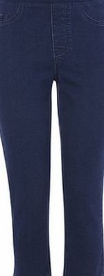 Bhs Womens Midwash Crop Denim Jegging, mid wash