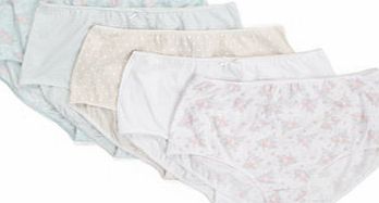 Bhs Womens Mint and Soft Pink Pretty Floral Print 5