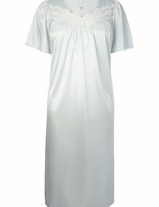 Bhs Womens Mint Lottie Cling Resist Nightdress, mint